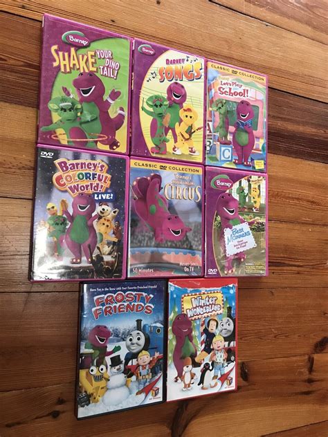 barney dvd lot